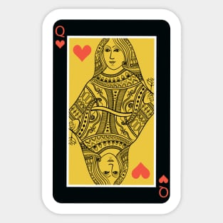 Queen of Hearts Sticker